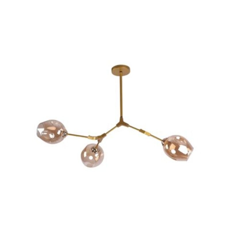 COLGANTE ORION 3L E27 AMBAR DORADO COLGANTE ORION 3L E27 AMBAR DORADO