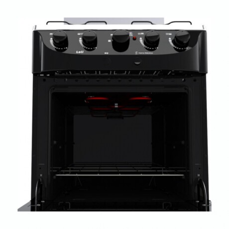 Cocina Combinada TEM Loli Cuatro Hornallas Con Grill - Black Cocina Combinada TEM Loli Cuatro Hornallas Con Grill - Black
