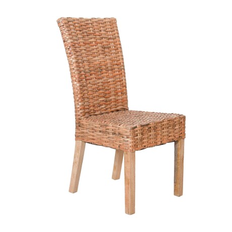 SILLA DE COMEDOR RATTAN NATURAL-BEIGE INDAH
