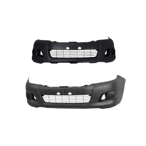 PARAGOLPE DELANTERO NEGRO LISO CON AGUJERO FENDER Paragolpe Delantero Negro Liso Con Agujero Fender