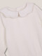 Camisa Body Con Cuello De Ondas Blanco