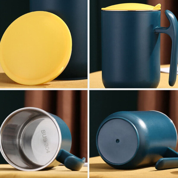 Taza Termica Nordica Jarra Hermetica Tapa Cuchara Agarre Variante Color Rojo