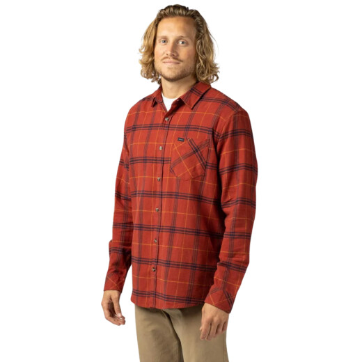 Camisa Rip Curl Checked In Flannel - Rojo Camisa Rip Curl Checked In Flannel - Rojo