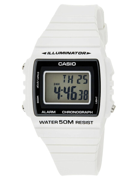 Reloj digital multifunción Casio Resistente al agua Blanco