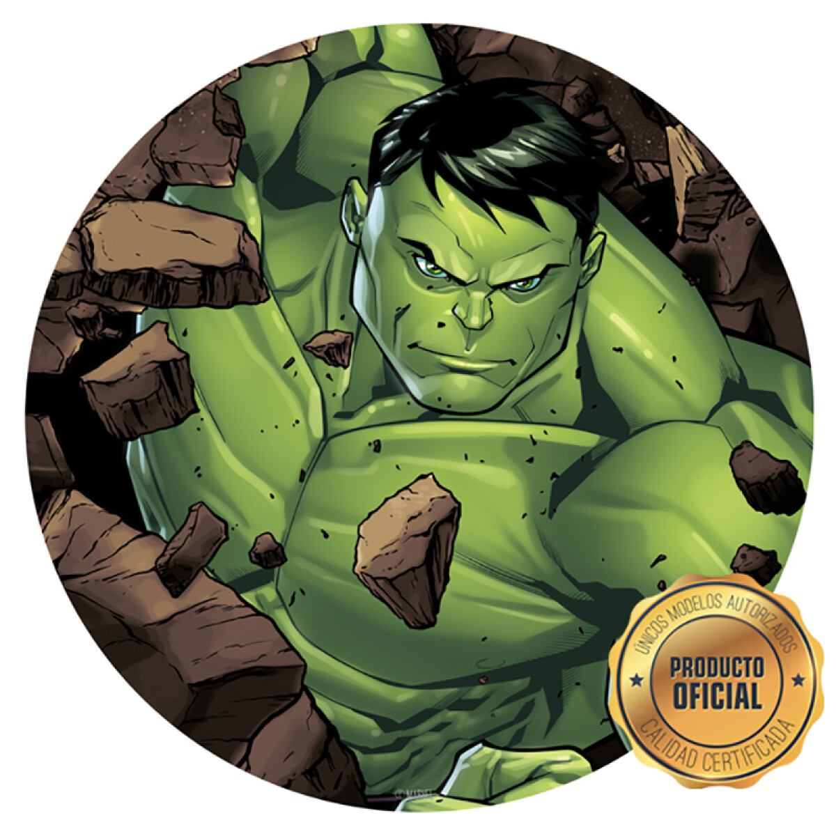 Lámina Avengers Personajes - Hulk Piedras Red. 