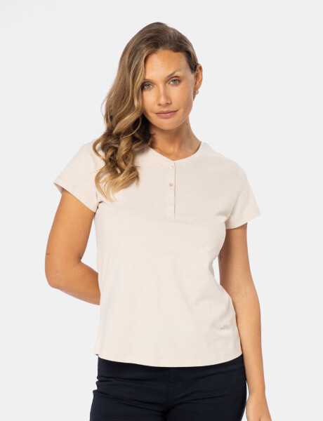 REMERA LISA Beige