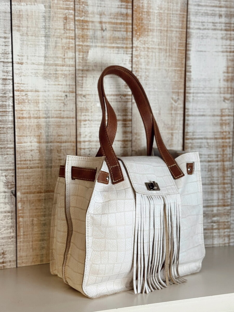 Cartera Oxford - Blanco King 