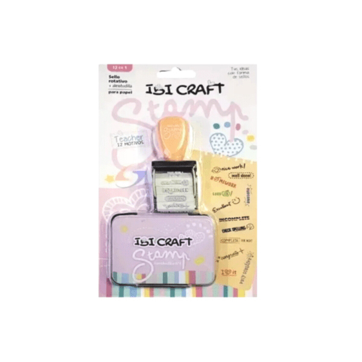 Sello Rotativo Ibi Craft - Teacher 