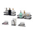 Set X5 Estante Organizador Baño Accesorio Jaboneras Adhesivo IMBACK Color Negro Set X5 Estante Organizador Baño Accesorio Jaboneras Adhesivo IMBACK Color Negro