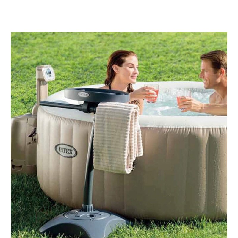 INTEX RACK TOALLAS Y POSA VASOS PURESPA - PISCINA Intex Rack Toallas Y Posa Vasos Purespa - Piscina
