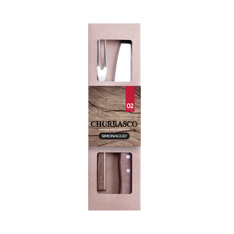 Set X2 Cubiertos para Asado Simonaggio U