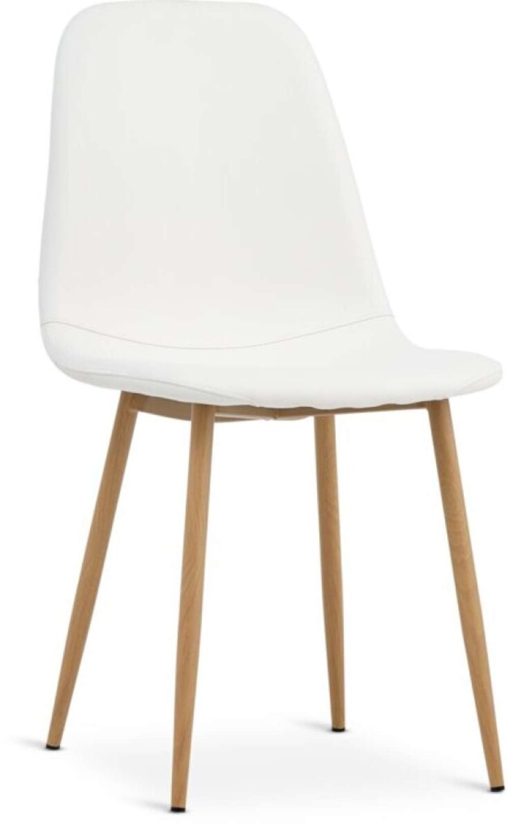 Silla Comedor Jonstrup Blanca/Roble - Natural 