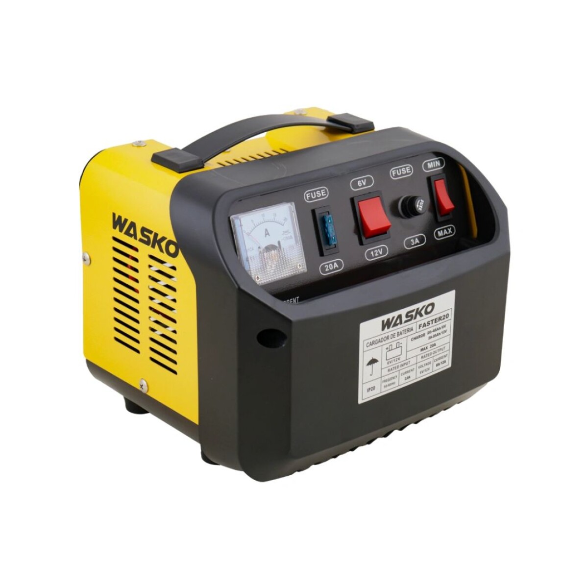 Cargador de Batería Wasko 20A 