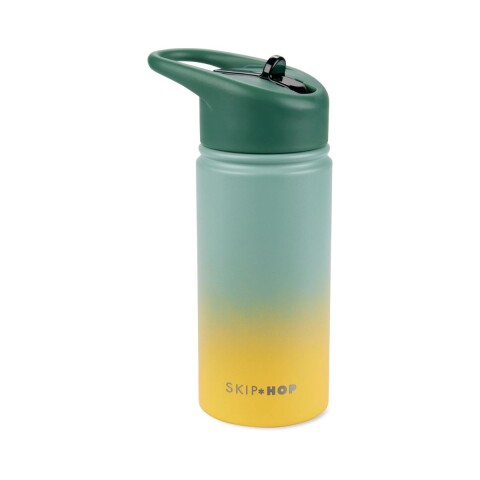 TERMOSHACIN Botella Termo Infantil 450 Ml Acero Inoxidable Skip Hop - Verde