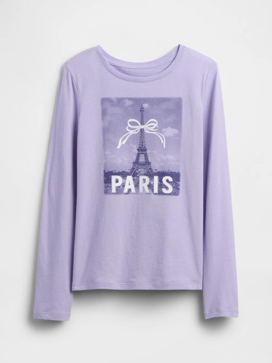 Remera Gráfico Niña - Orchid 207 