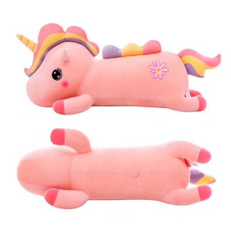 Peluche Unicornio Almohada Gigante 80cm Niños Bebes Blanco