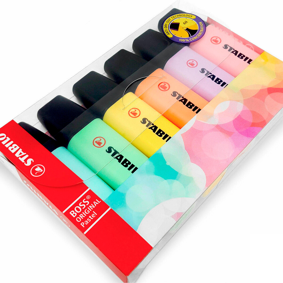 Stabilo Boss pastel x6 unidades - SURTIDO 