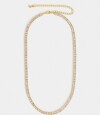 Collares Cortos Bañada en Oro Dorado