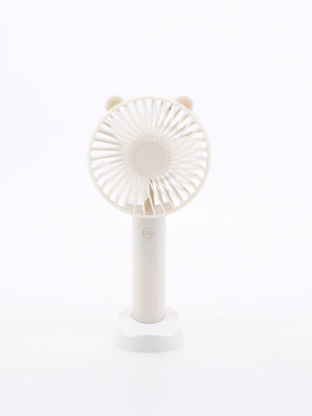 VENTILADOR DE MANO BLANCO