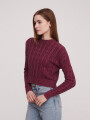 Sweater Linni Bordeaux Oscuro