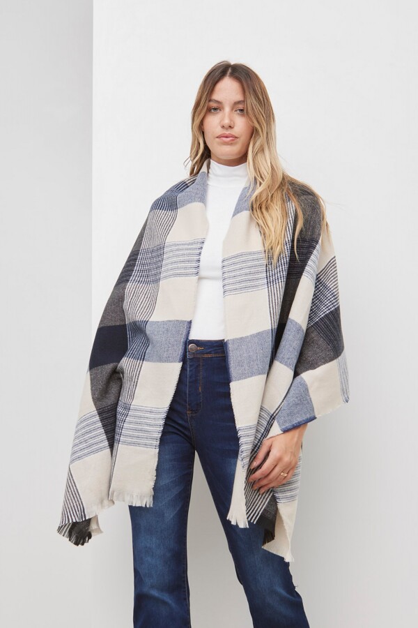 Bufandon Knit AZUL/MULTI