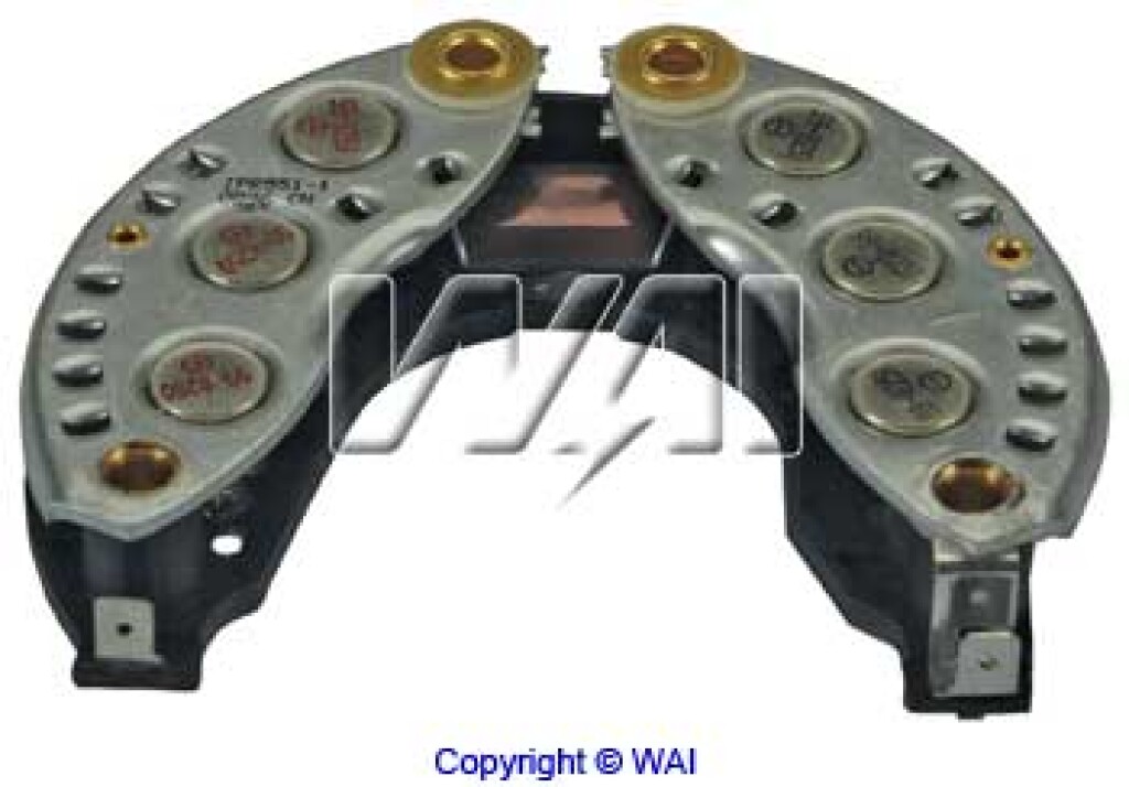 PLACA RECTIFICADORA RENAULT R18 NEGATIVO IZQ. VALEO =GA.1451 DUNCAN