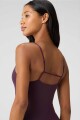 Vestido Strappy Seamless Maxi Dress Mujer Oxblood