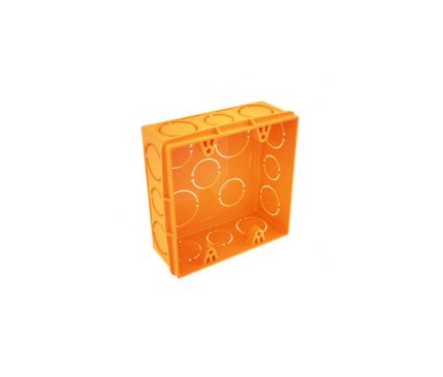 CAJA DE LLAVE 10X10 DE EMBUTIR NARANJA TIGRE 