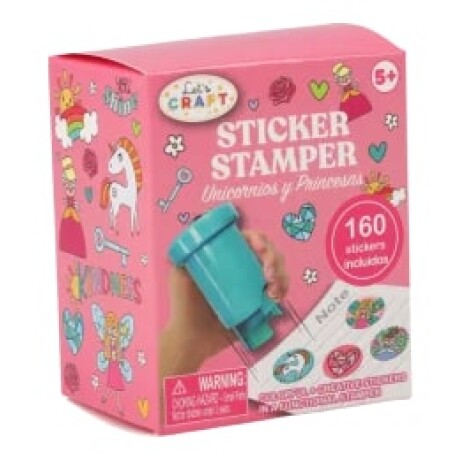 Sello de Stickers Unicornios y Princesas