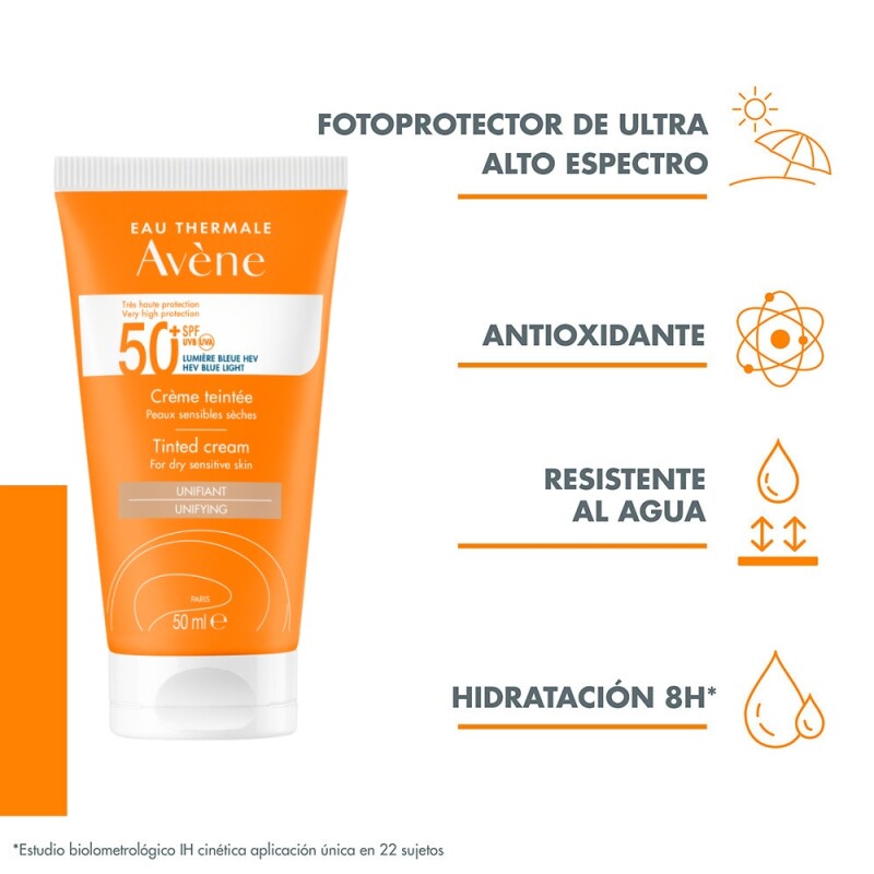 Protector Solar Avene Crema Con Color Spf50+ 50 Ml. Protector Solar Avene Crema Con Color Spf50+ 50 Ml.