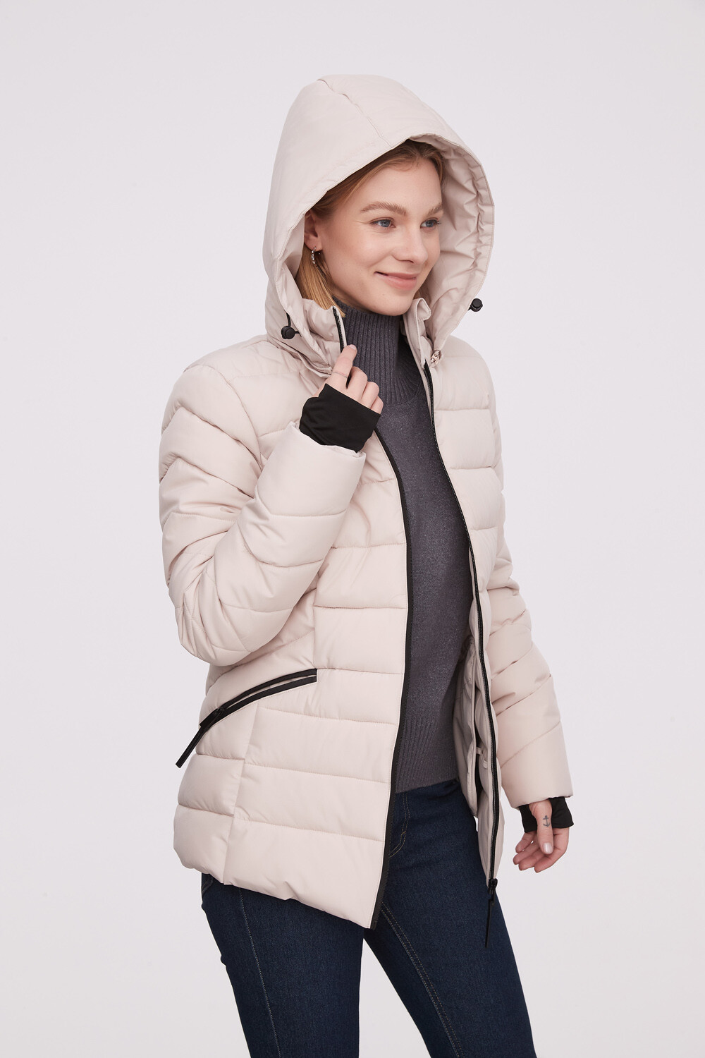 Campera Carter Beige Claro