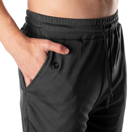 Short Deportivo Con Calza Termica Larga SetX2 Expert Negro