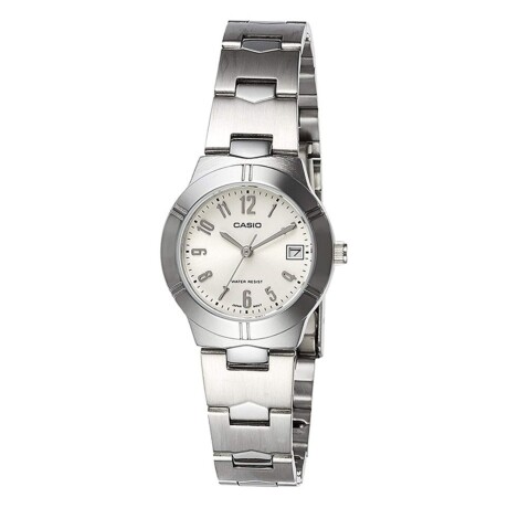 Reloj análogo en acero Casio Mujer Plateado