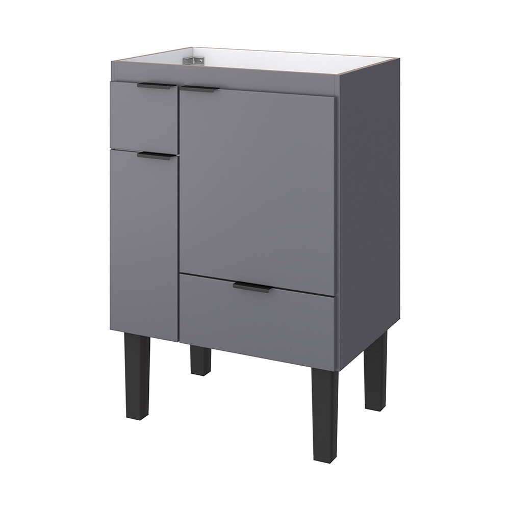 MUEBLE DE BAÑO MODELO IBATE GRIS SIN TAPA Mueble De Baño Modelo Ibate Gris Sin Tapa