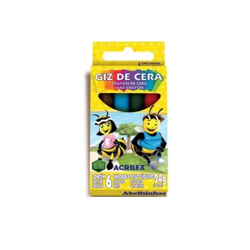 Crayola Acrilex 9006 Caja 6 Col #Crayola Acrilex 9006 Caja 6 Col