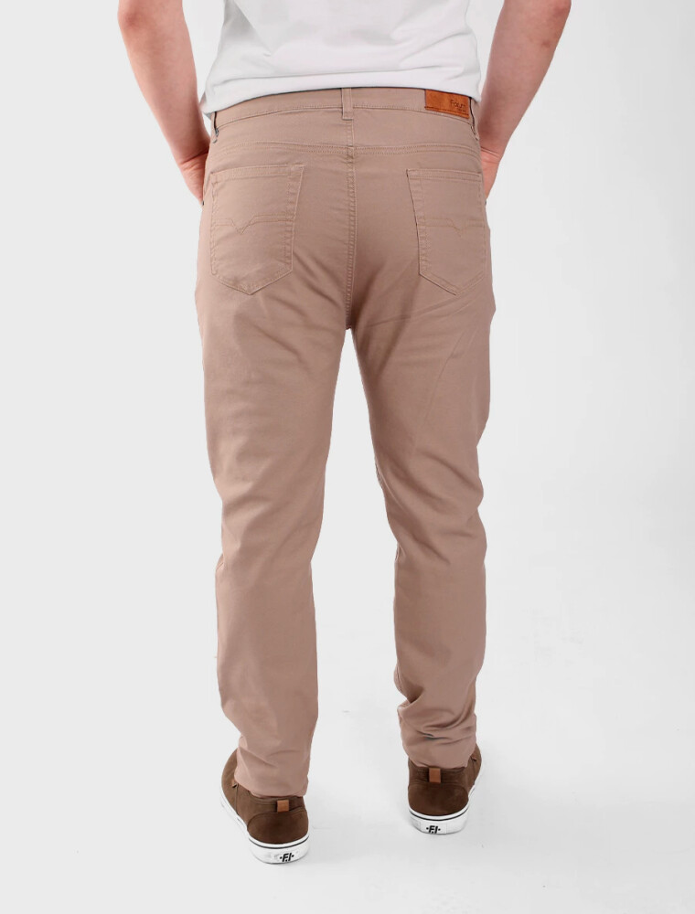 Pantalón Canvas Clásico Beige