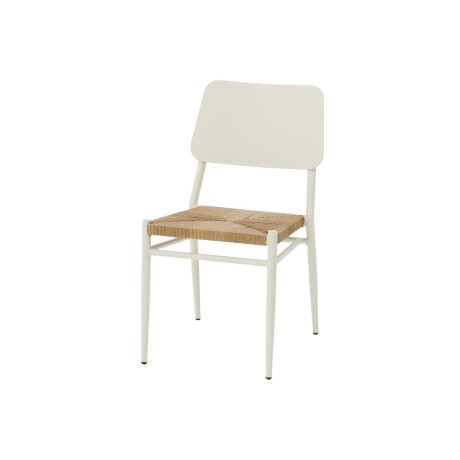 SILLA COMEDOR EXT. ALUMINIO BLANCO HAWAI