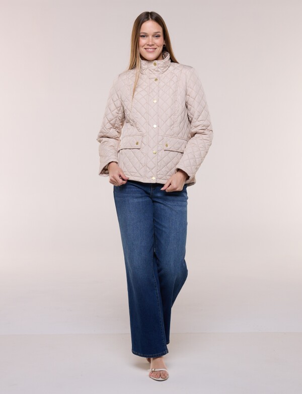 Campera Capitoneada BEIGE