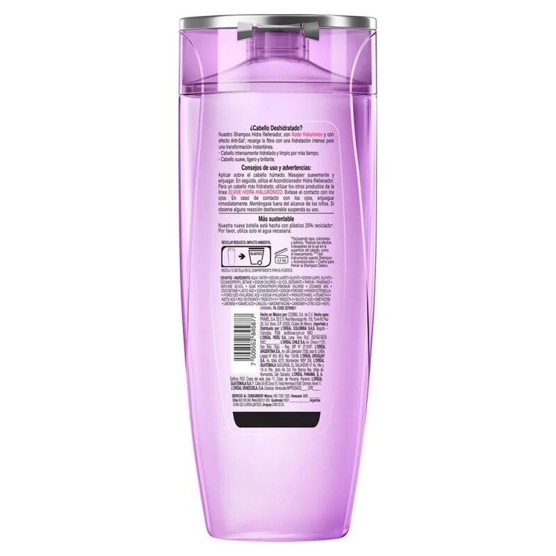 Shampoo Elvive Hidra Halurónico 200 Ml. Shampoo Elvive Hidra Halurónico 200 Ml.
