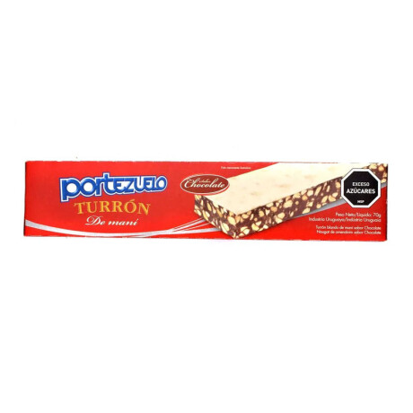 Turrón PORTEZUELO Blando Mani - Chocolate 70g Turrón PORTEZUELO Blando Mani - Chocolate 70g