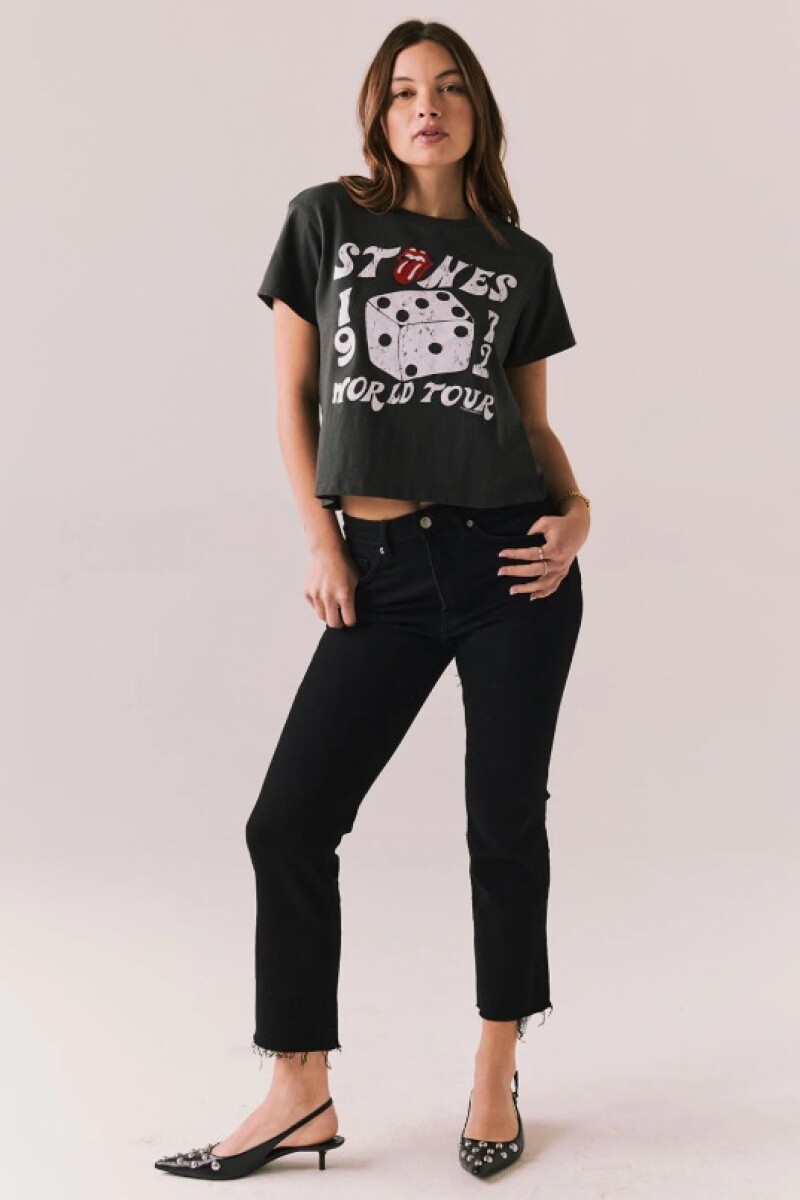 COAST COTTON JERSEY RAMBLER TE Negro