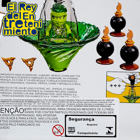 Lego Ninjago Entrenamiento Ninja Giratorio 32 piezas Lego Ninjago Entrenamiento Ninja Giratorio 32 piezas