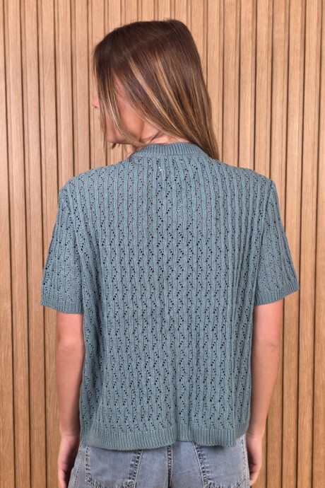 Cardigan Mora Tourquesa
