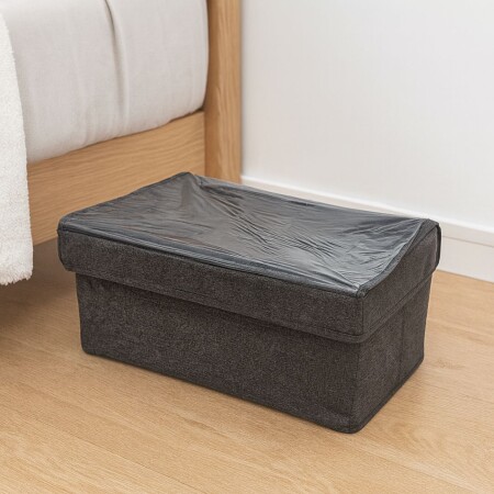 CAJA ORGANIZADOR PLEGABLE TNT CON VISOR 47X28X20CM CAJA ORGANIZADOR PLEGABLE TNT CON VISOR 47X28X20CM