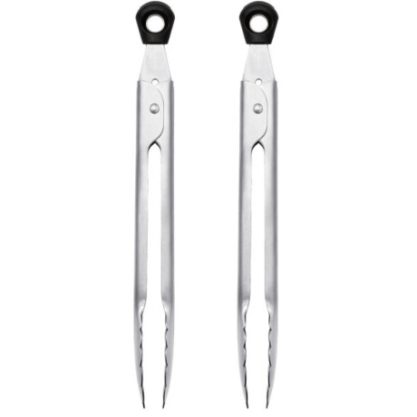 Juego de 2 Mini Pinzas OXO Acero Inoxidable