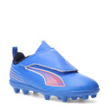 Championes de Fútbol 11 Infantiles Puma Ultra 6 Play FG Azul - Blanco - Rojo