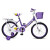 Bicicleta infantil Shengdi Rodado 18 Canasto Parrilla Hadas Color Violeta