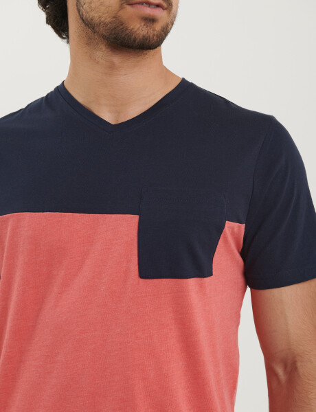 520771 T-SHIRTS NAVIGATOR Azul Osc/coral