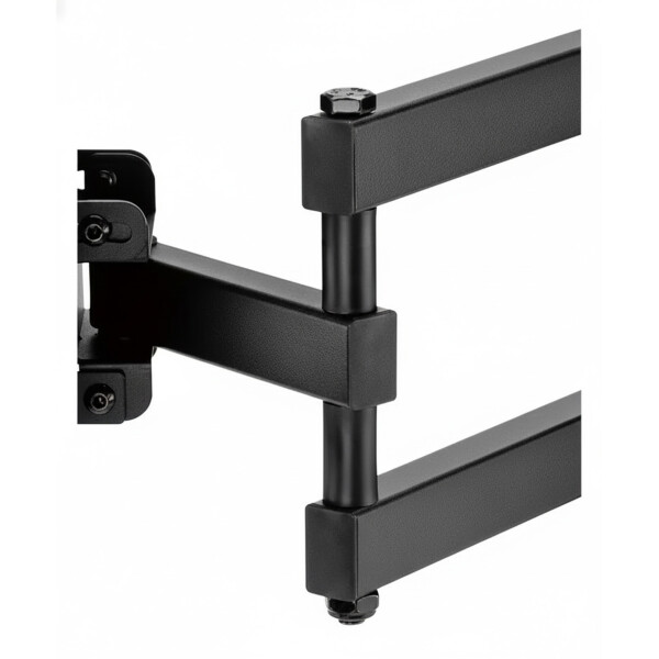 Soporte De Pared Movil Brazo Acero Tele Tv De 37-70" Brateck Color Negro