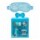 Set de Limpieza y Cuidado Facial + Antifaz de Gel Relajante Celeste